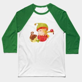 Elfs Factory. Little elf pastry chef Baseball T-Shirt